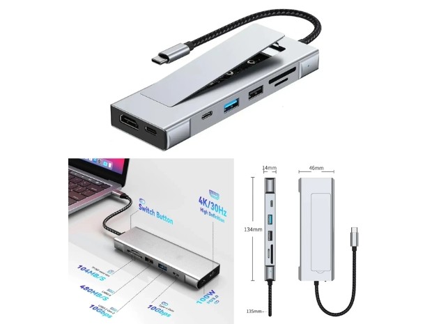 &ua HUB TIPO C MACBOOK BYL-2525